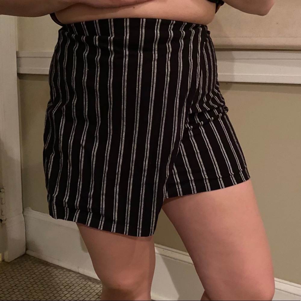 Striped Envelope Skirt